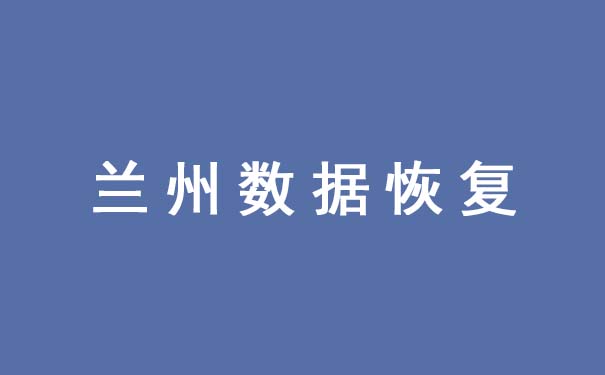 蘭州數(shù)據(jù)恢復公司